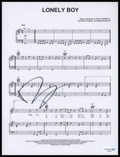Dan Auerbach "The Black Keys" AUTOGRAPH Signed 'Lonely Boy' Sheet Music ACOA