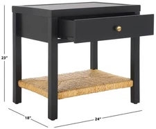 Safavieh BERLYNNE BANANA STEM NIGHTSTAND, Reduced Price 2172763072 SFV1312A