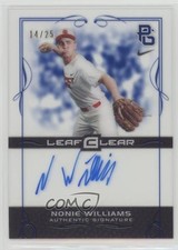 2015 Leaf Ultimate Draft Perfect Game Clear Blue 14/25 Nonie Williams Auto 0af