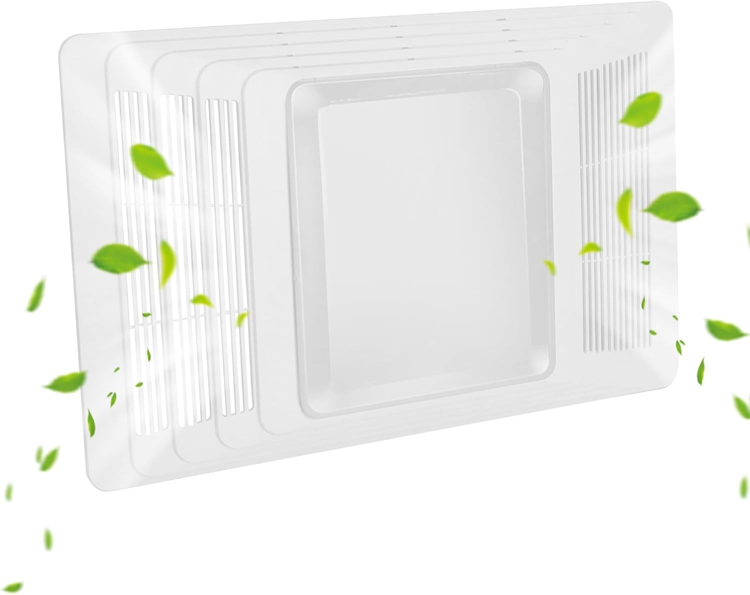 White Bathroom Fan Cover Grille & Lens Assembly Kit S97013662 Compatible