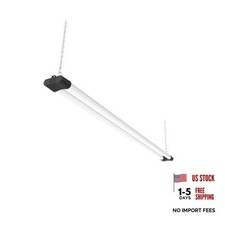 4FT 40W LED Shop Light with Inline Switch Dual Tube Lightweight Daylight 1