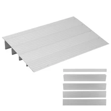 Threshold Ramps for Doorways 4" Rise Aluminum Handicap Ramp 700LB Capacity Front