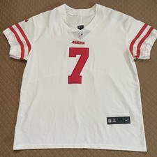 Nike On Field Colin Kaepernick 7 San Francisco 49ers Jersey White Size 56 3XL