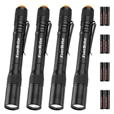 Pen Light, 100LM Pocket Flashlights, Aluminum LED Pen Flashlights with Clip, ...