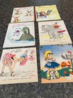 VINTAGE ASSORTED GEETING CARD FROM THE 50'S LOT OF 30 — photo 4