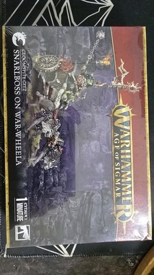 Warhammer Age of Sigmar Gloomspite Gitz: Snarlboss on War-Wheela