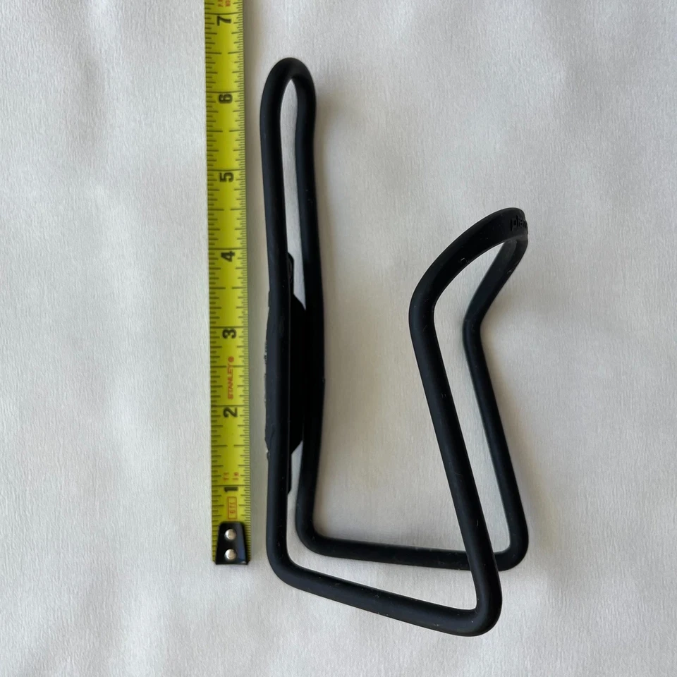 Jaula para botella de agua de aluminio Planet Bike - negro brillante + kit de abrazadera de manillar MoKo Foto 3 de 3