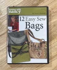 Sewing with Nancy Zieman 12 Easy Sew Bags DVD Handbags Instructional Video 2009