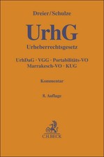 Urheberrechtsgesetz. UrhG Thomas Dreier