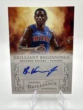 2012-13 Panini Brilliance - Brandon Knight #10 Brilliant Beginnings Auto