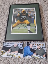 GREEN BAY PACKERS JOSH SITTON AUTOGRAPHED 8X10 COLOR ACTION PHOTO FRAMED PROOF