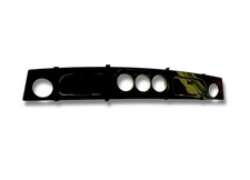 Dashboard for Austin Rover Mini , Piano Black Classic Dash , 3 Clock Centre