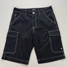 108056R7 True Religion Mens Cargo Shorts Rela...