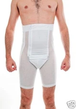 Mens Full Body Girdle PowerShaper | Zipper Style 968 Made in USA by UNDERWORKS