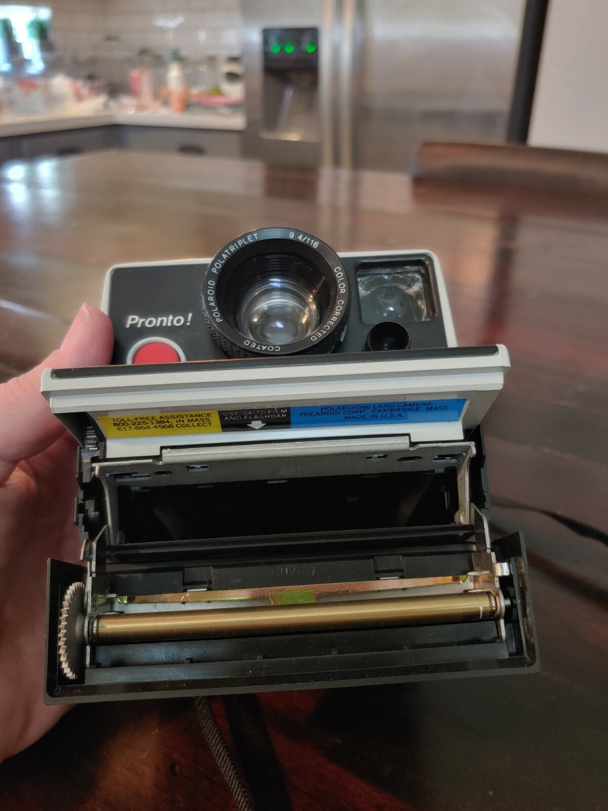 Vintage Polaroid PRONTO Land Camera With Strap eBay