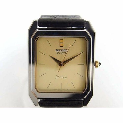 SEIKO Watch Dolce Quartz 7731-5070 Black Ladies | eBay