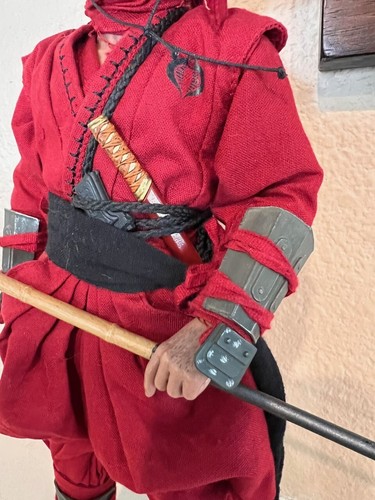 Figura 1/6 1:6 12" ESCALA PERSONALIZADA Gi Joe ÚNICA Roja Ninja Storm Shadow Cobra - Imagen 4 de 13