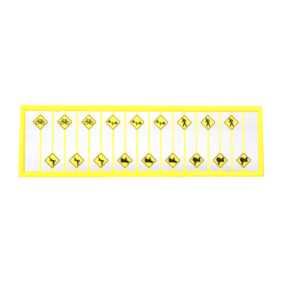 Tichy Train Group 2615 Warning Signs 6 Different - 3 each (18) N Scale