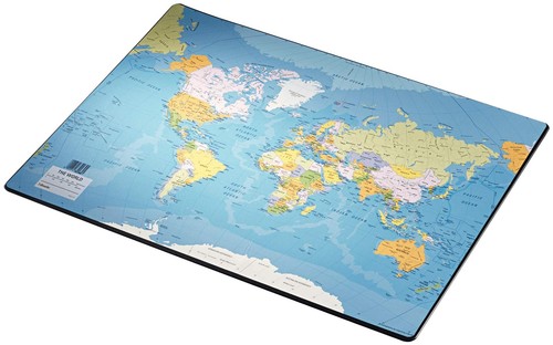 Esselte Sous-Main Carte du Monde Dimensions 41 x 54 cm 32188