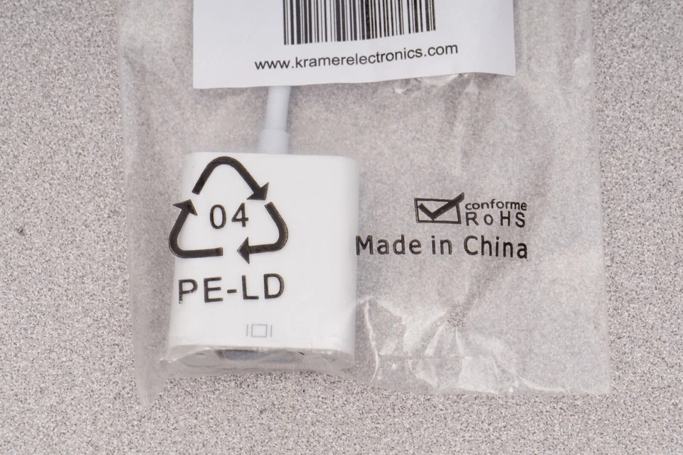 Kramer Electronics Mini Display Port to VGA Adapter -  ADC-MDP/GF - 2507-000071 - Image 3 of 4