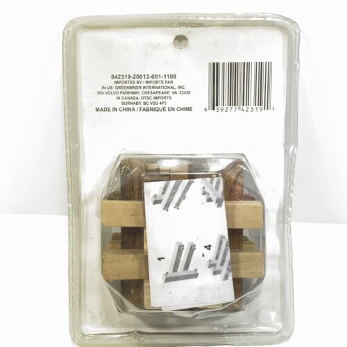 Wooden Brain Teasers Strategy Puzzle - New/Sealed - 第 2/2 張圖片