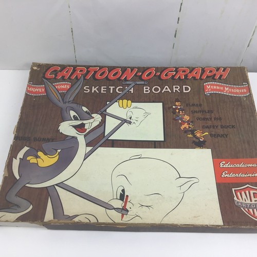 Vintage Looney Tunes Cartoon-O-Graph Merrie Melodies Sketch Board Set - Picture 9 of 15