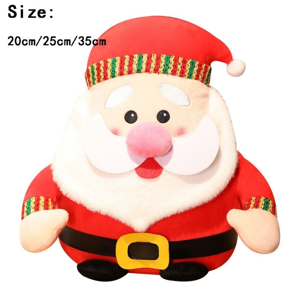 PP Cotton Santa Claus Doll Plush Christmas Decor Dolls Pillow Doll Toys