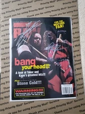 🔥🔥 VINTAGE ( DUEL SIGNED ) WWF RAW MAGAZINE/ DECEMBER 1998