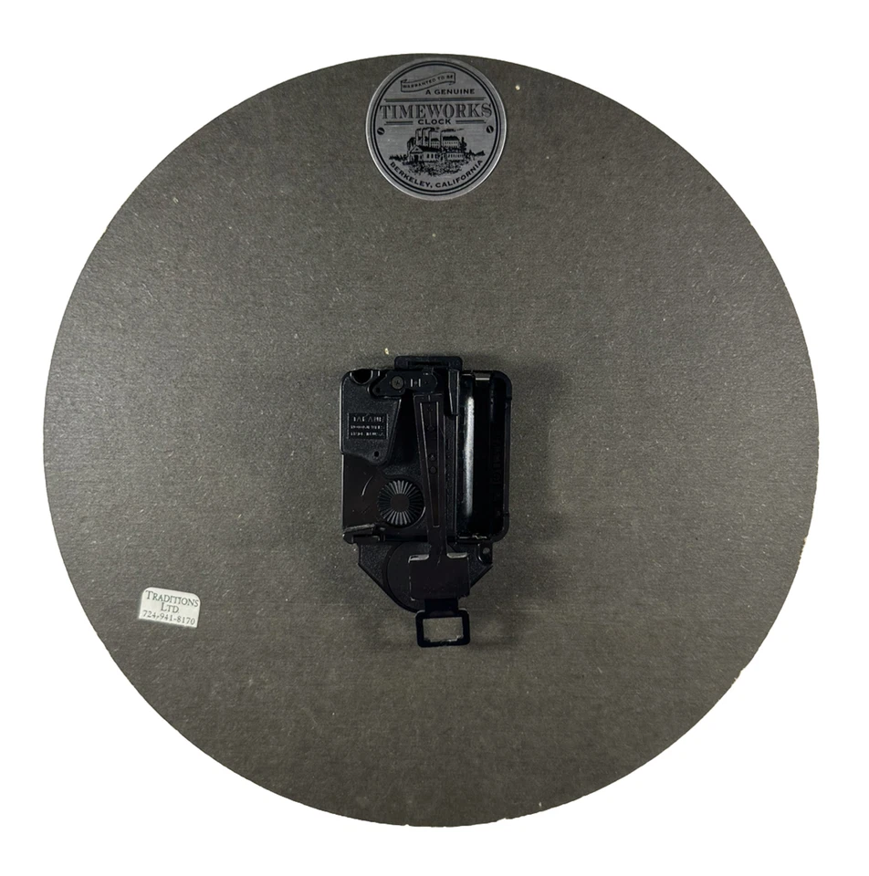 Timeworks Clock - 49 Bond Street - London - Berkeley, California - Black & Gold - Image 2 of 3