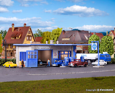47757 Vollmer Spur N, Aral Tankstelle mit Zapfsäulen,Werkstatt, nostalgisch,GMK 