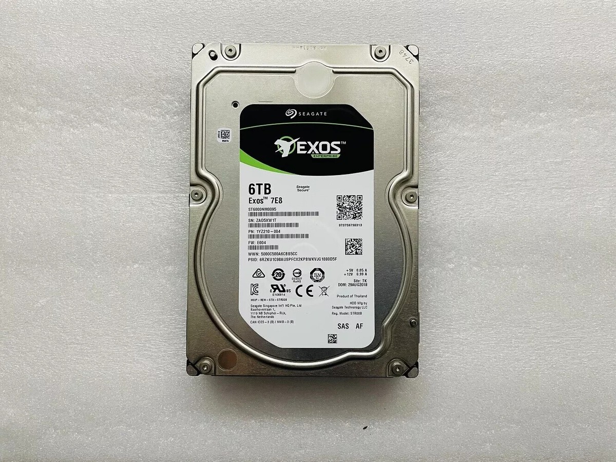 Seagate Enterprise 6TB, Internal, 7200RPM, 3.5 inch