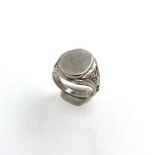 Signet Ring Men Ring - 925 Silver - Size 56.5 - 7.70 Grams