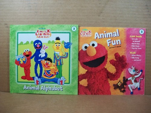 Sesame Street Elmo's Learning Adventure Hardcover & Activity Book Set~YOU CHOOSE - Imagen 6 de 62