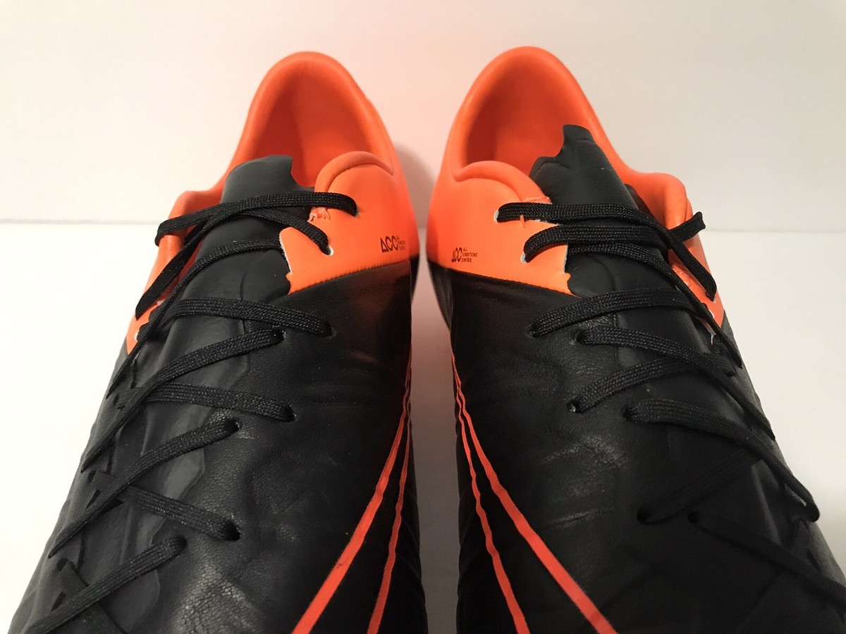 Nike Hypervenom シューズ 27cm オレンジ/ブラック NIKE ナイキ ハイパーヴェノム フェロン HG-E ジュニア(蛍光