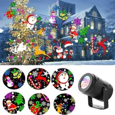 2023 Christmas Party Lights Snowflake Projector Light Led Stage Light Rotating X