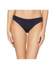 Luli Fama L1006 Women's Blue Orillas Del Mar Ribbed Bikini Bottom Size XL