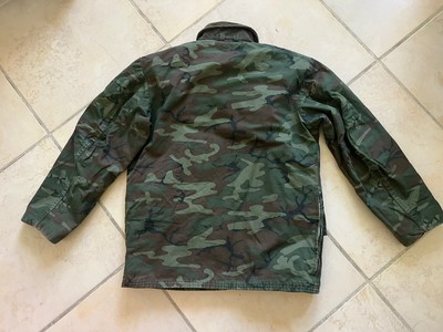 Vintage 70s Sears Roebuck Field Tested Camo Jacket Duck Camo 