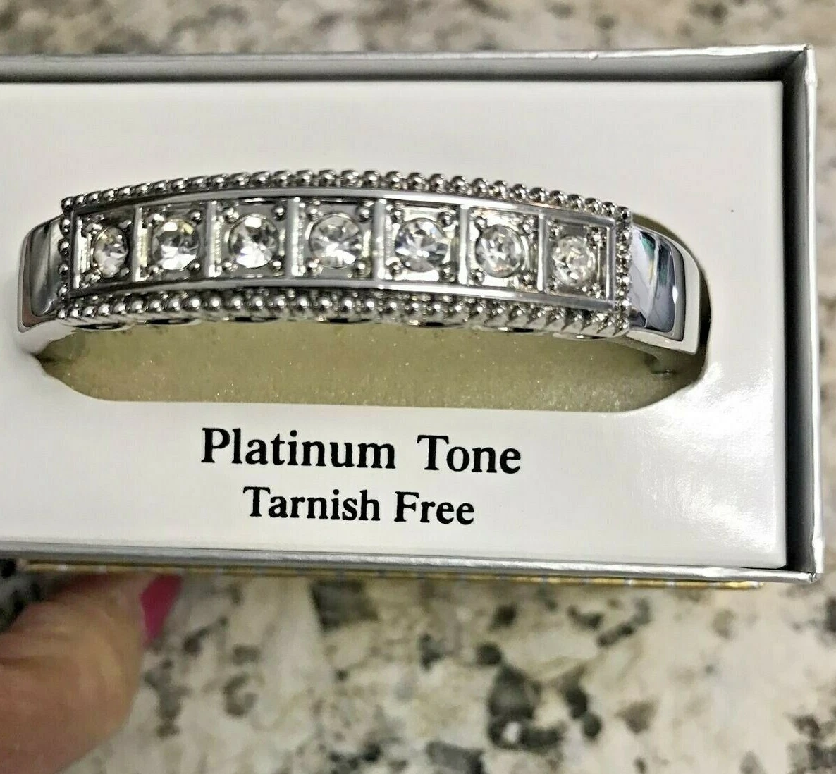 Tarnished platinum hot sale
