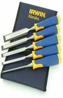 Irwin Marples 10503428 MS500 5 Pce Bevel Edge Wood Chisel Set with Striking Caps