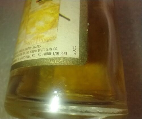 Vintage Rare Crow Light Whiskey Mini Bottles Lot of 3 Circa. 1970's - Picture 10 of 18