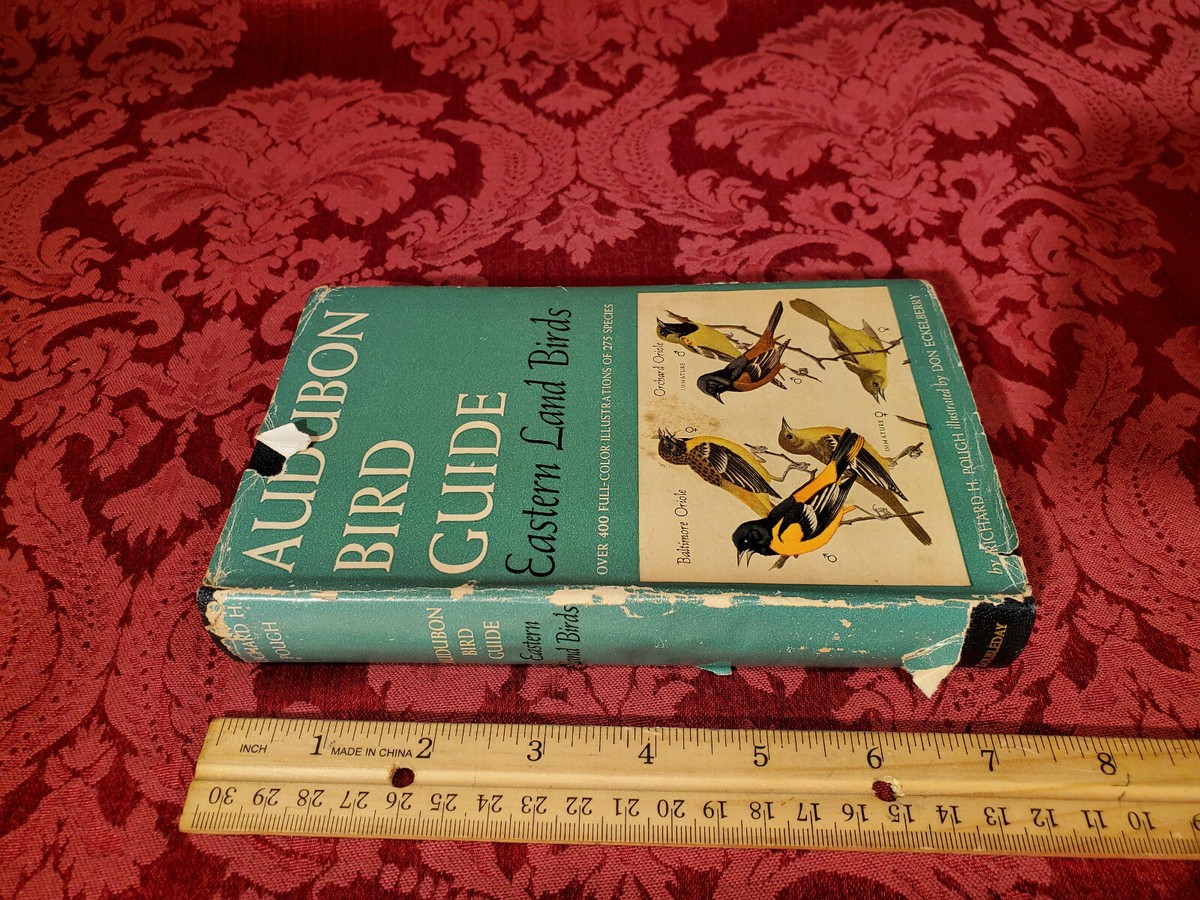Audubon Bird Guide Eastern Land Birds by Pough, 1946 1st Edition w