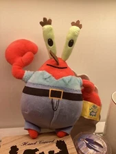2021 viacom international created by stephen hillenburg mr krabs plush spongebob