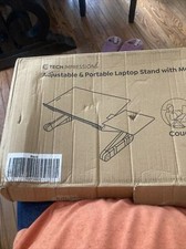 Tech Impressions Adjustable Portable Laptop Stand w/ Mouse Tray
