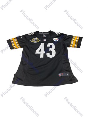 Preowned Nike NFL Pittsburgh stealers #43 Troy Polamalu Stitch