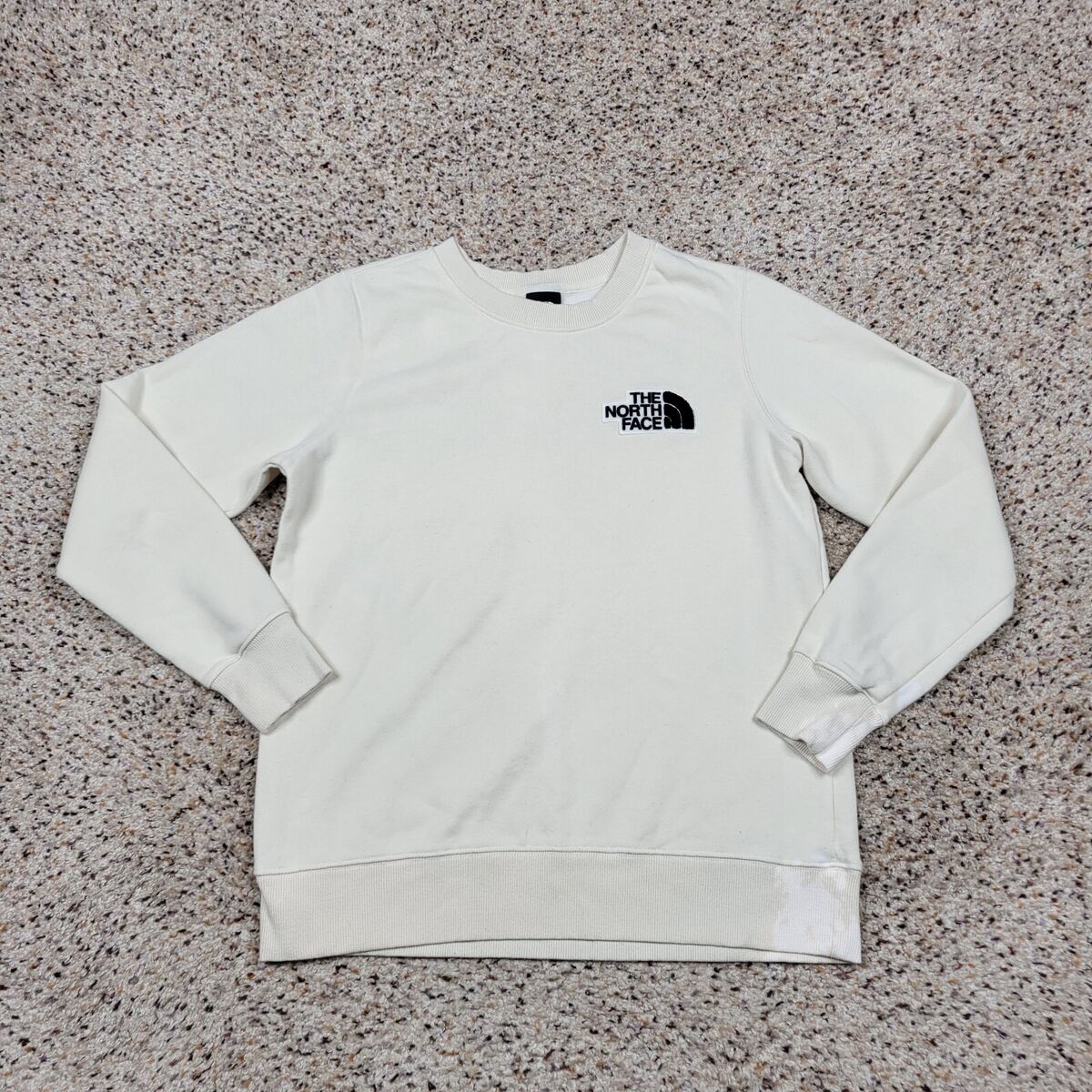 ★★THE NORTH FACE★★ White Label Explore Sweatshirt NM5MQ0 North Face Sweatshirt Womens Small Tan Pullover Sweater