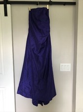 Jessica McClintock Sz 9 Ruched Sleeveless Purple Formal/Prom/Party Dress