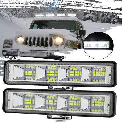 2X 72W LED Arbeitsscheinwerfer KFZ 12V 24V Auto Strahler Traktor Scheinwerfer