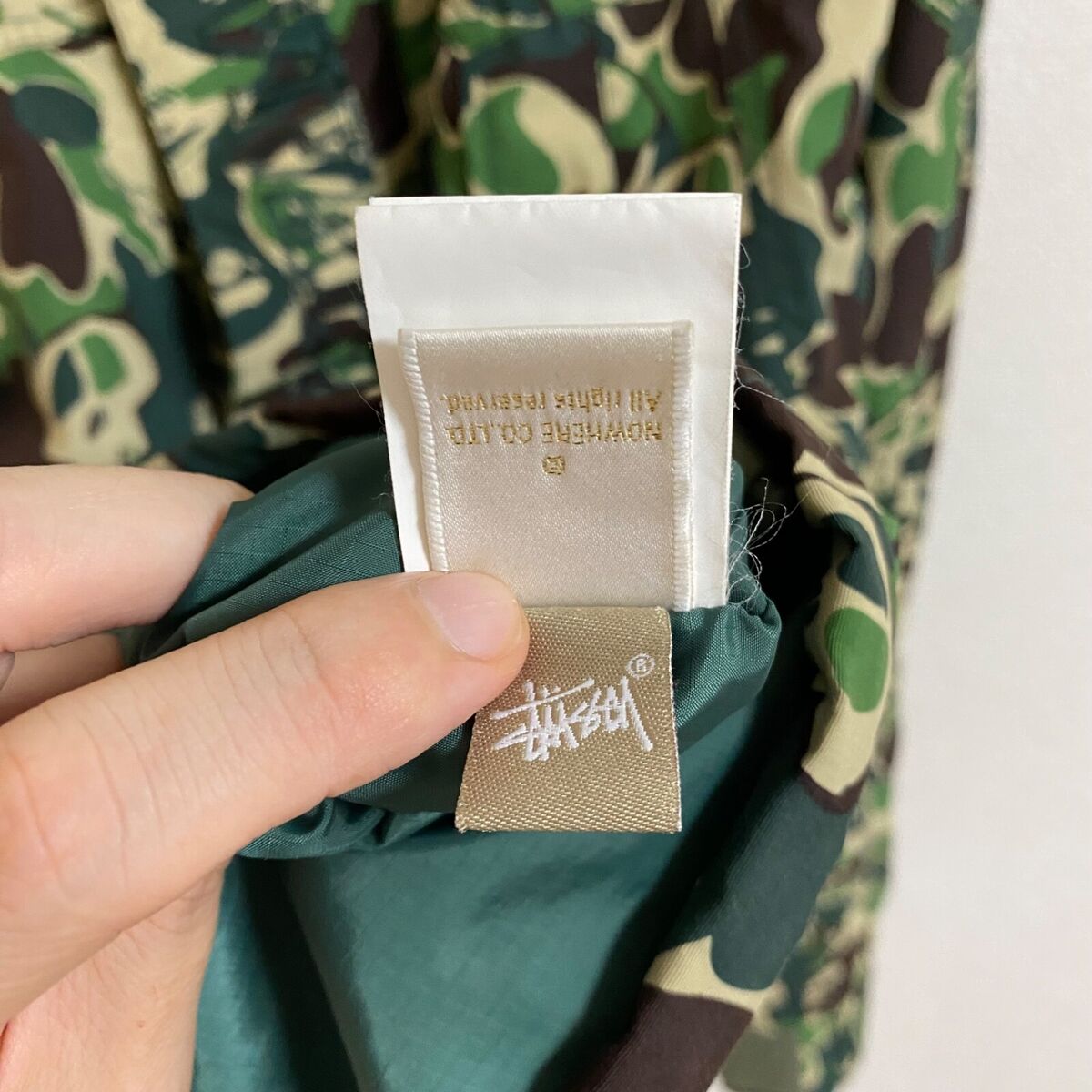 Bape x Stussy Size M A Bathing Ape NIGO Very Rare Collabo Bape x Stussy Size M A Bathing Ape NIGO Very Rare Collabo