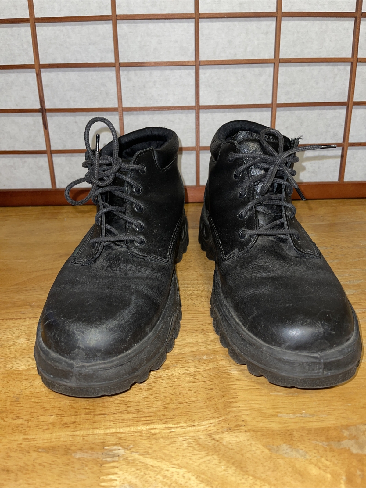 Rocky Black Leather TMC Postal Approved 