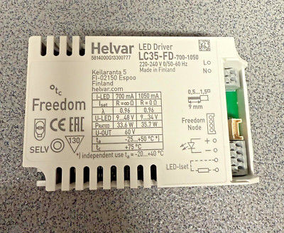 Helvar LED Treiber, LC35-FD-700-1050, 220-240V 50/60 Hz,
